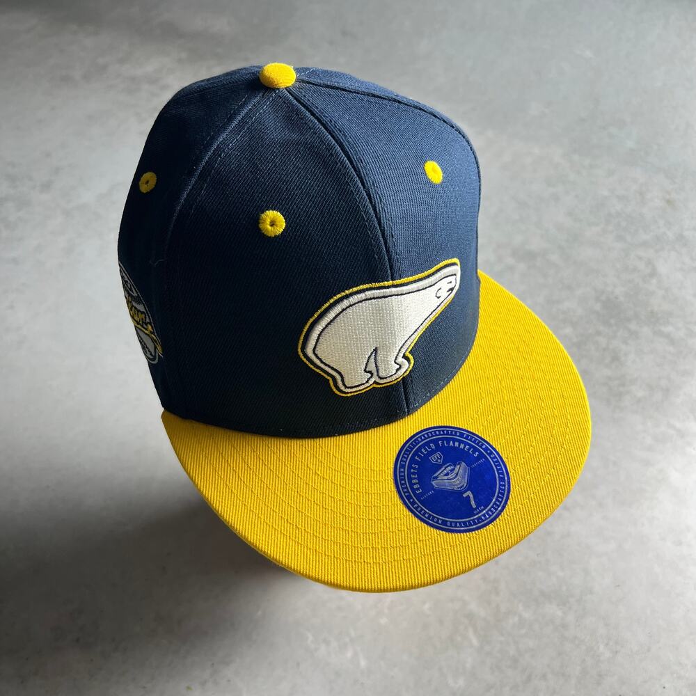 Ebbets Field Flannels Cerveceria Circa Polar Cuban Baseball Club Fitted Hat 7